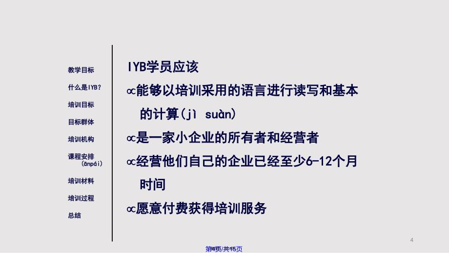 IYB培训课程介绍实用教案_第4页