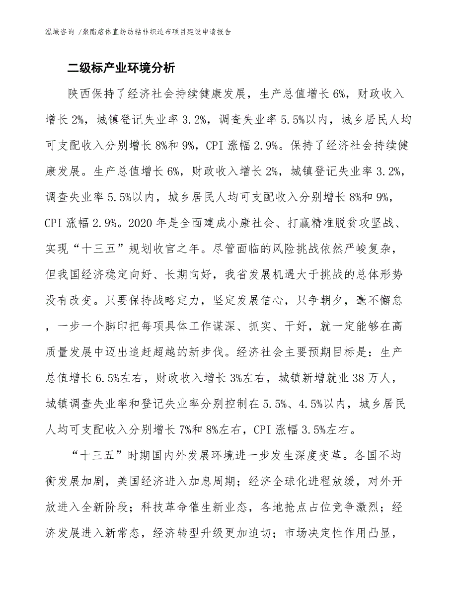 聚酯熔体直纺纺粘非织造布项目建设申请报告-参考范文_第4页