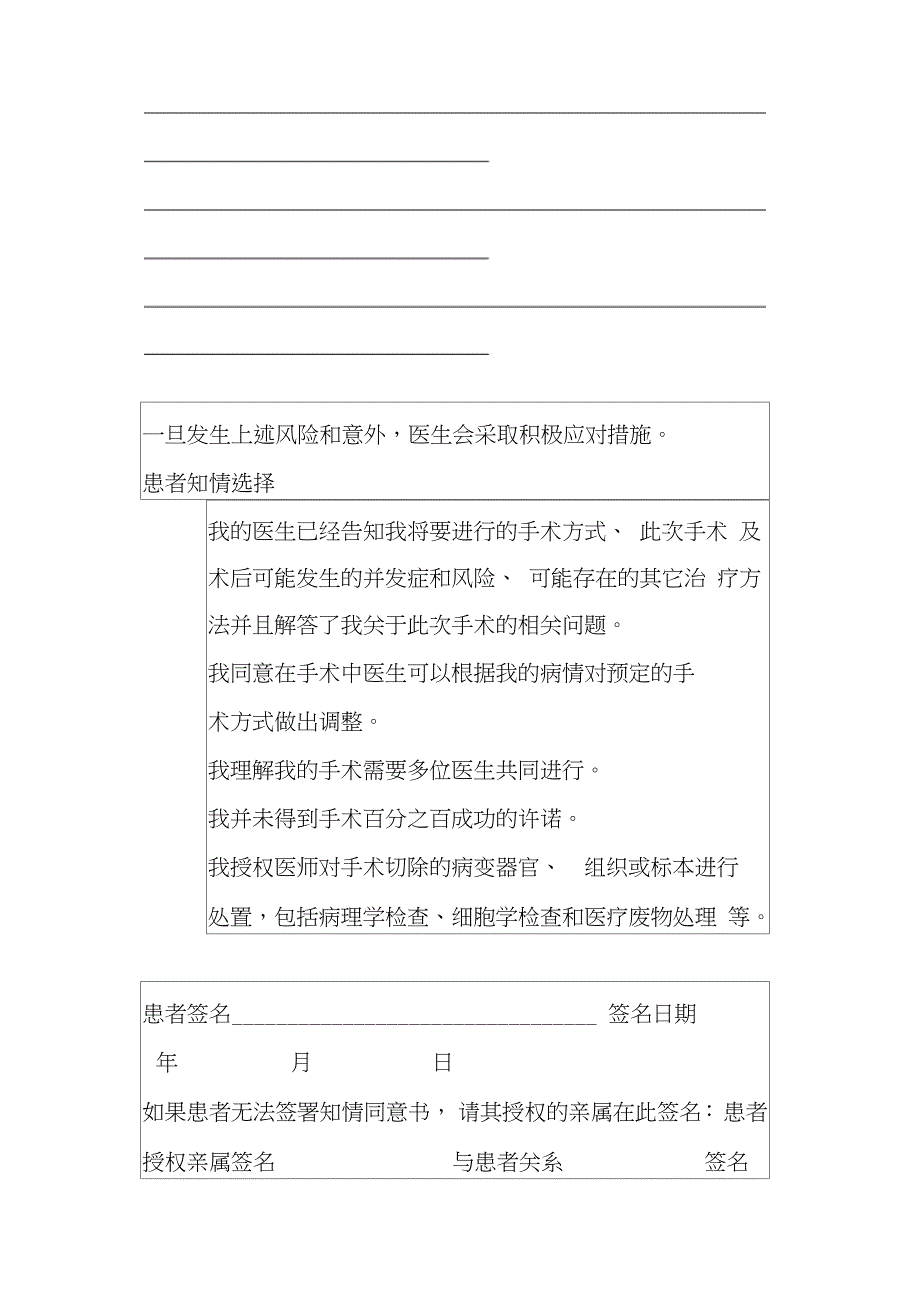 颈动脉切开探查硬化内膜剥脱术知情同意书（完整版）_第4页