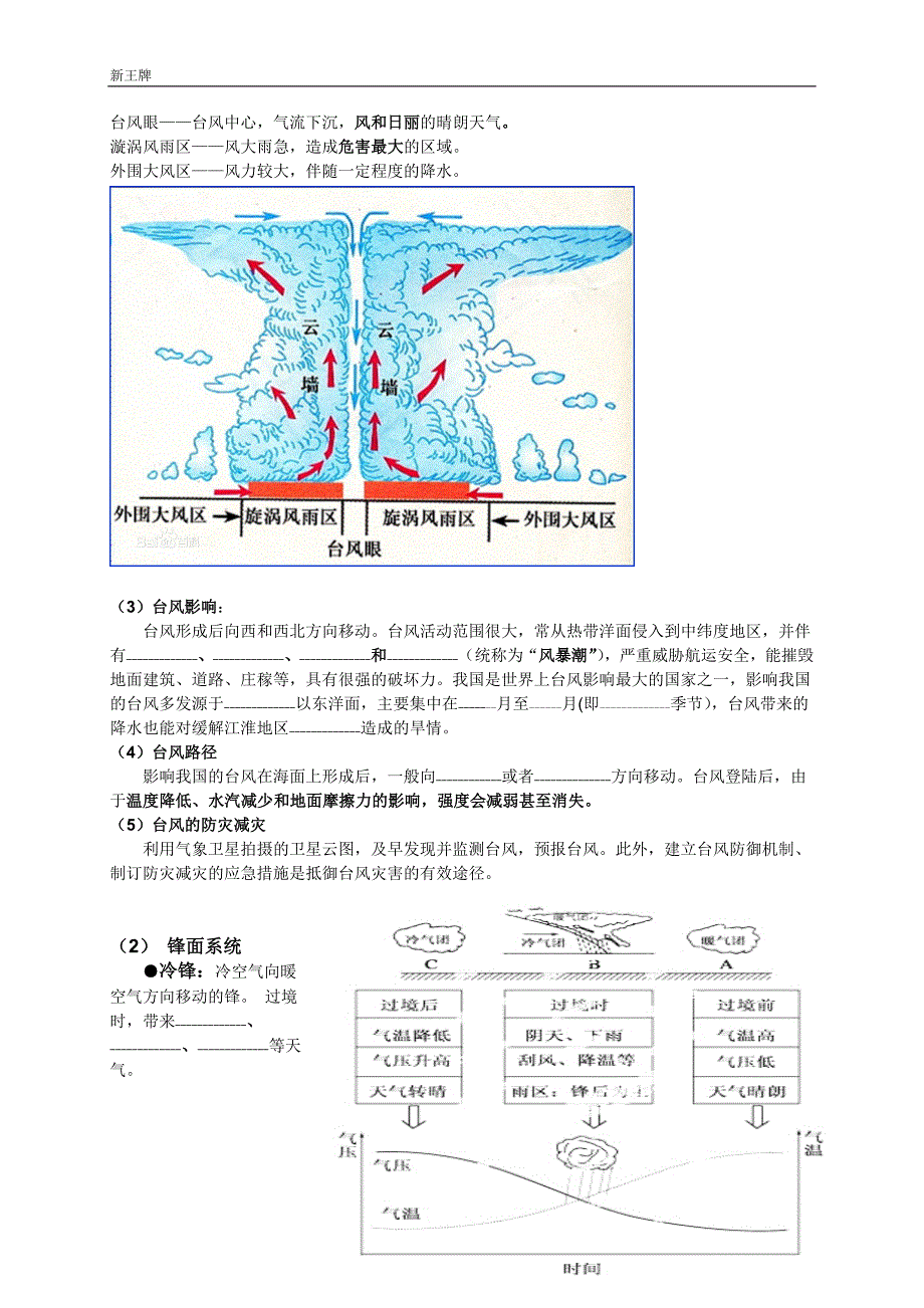 普陀补习班-台风、寒潮和梅雨_第2页
