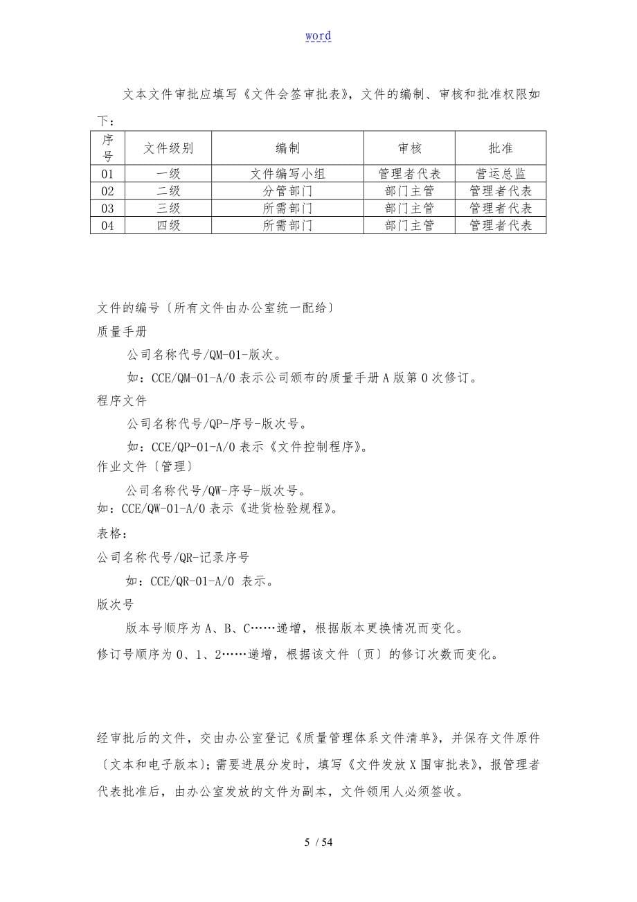 质量管理程序文件_第5页