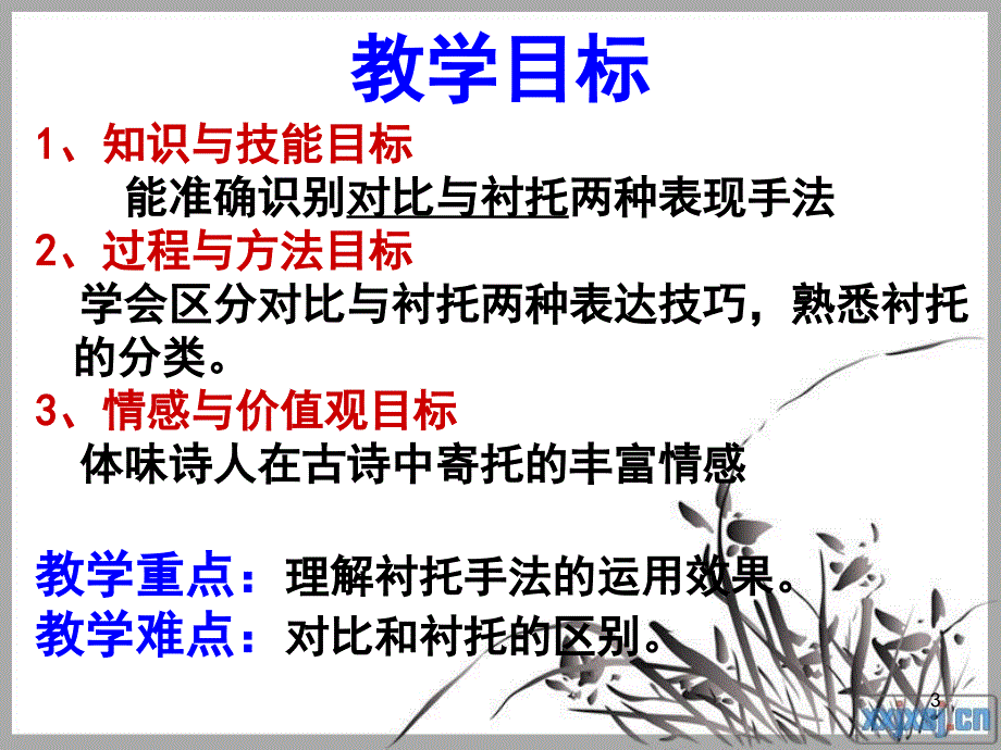 古诗词中对比与衬托的区别.ppt_第3页