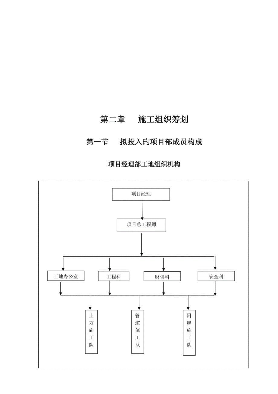 供水管道工程施工组织设计_第5页