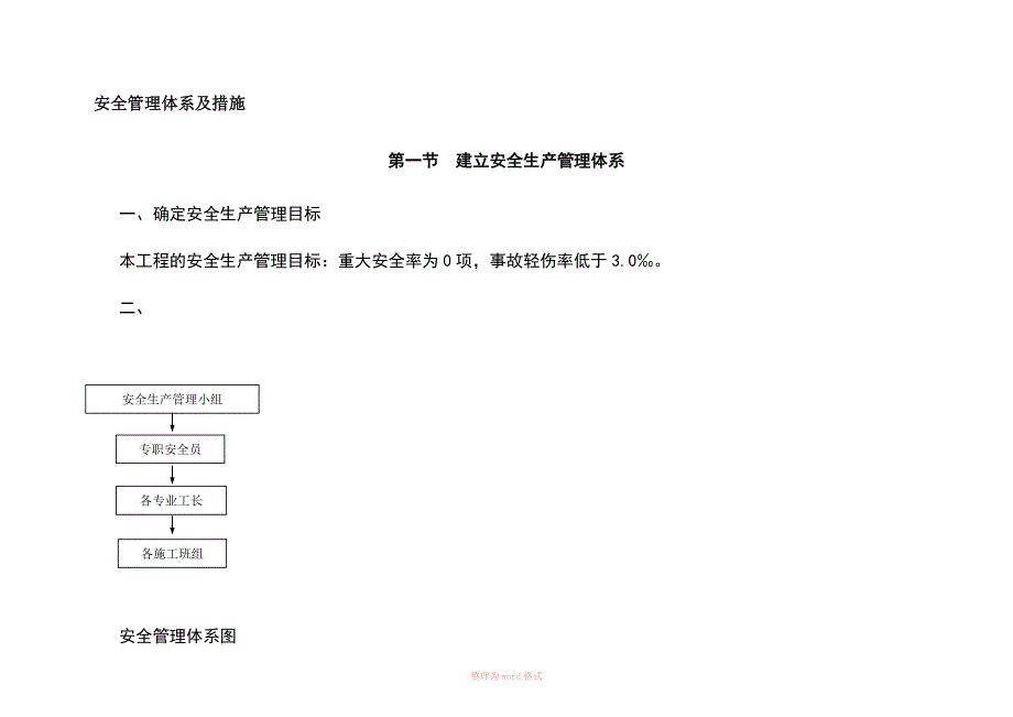 装饰施工安全管理体系及措施_第1页