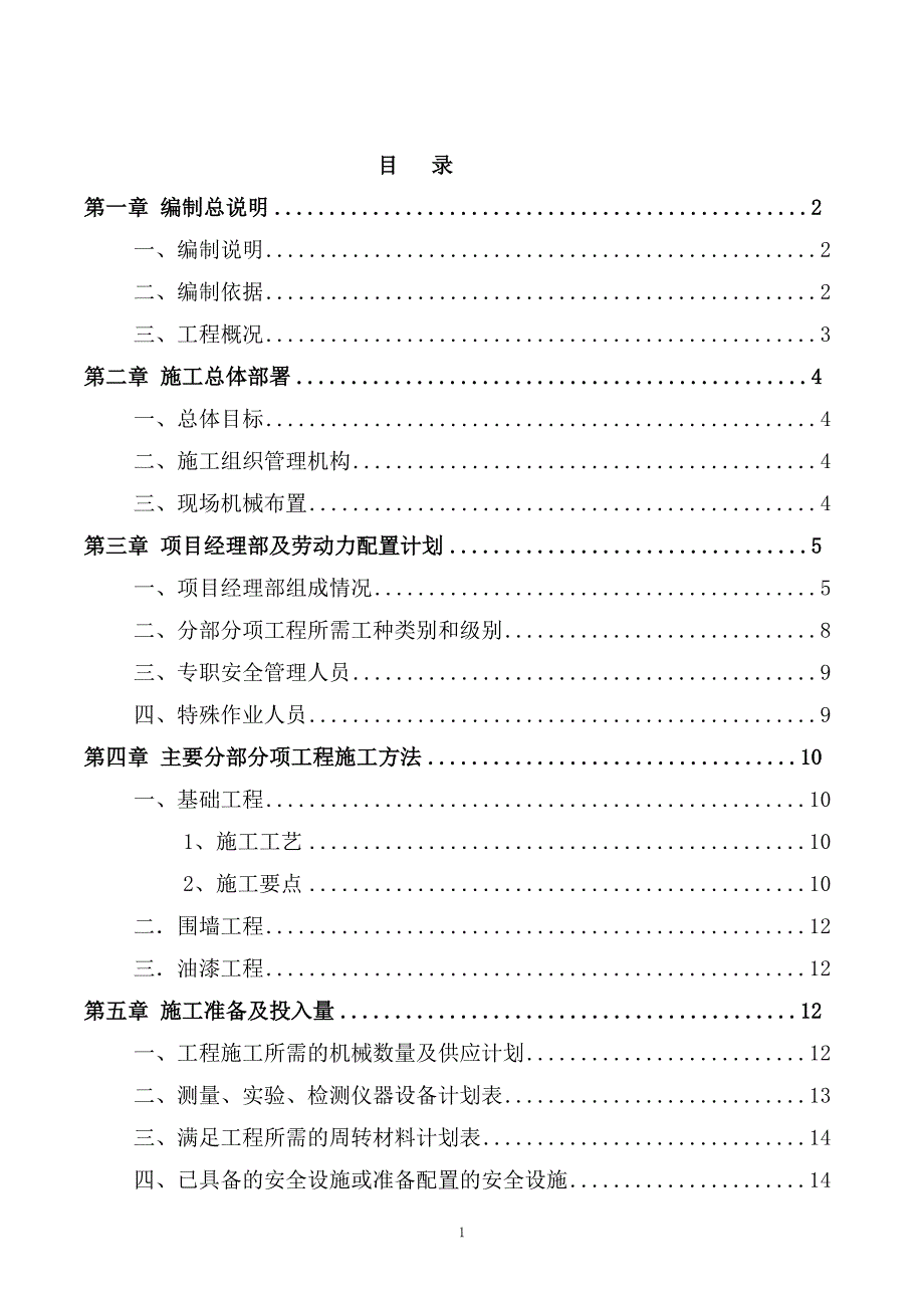 住宅小区围墙施工组织设计.doc_第2页