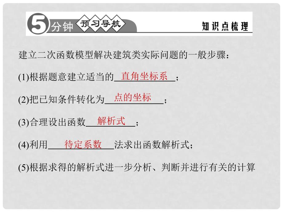 九年级数学上册 22.3 实际问题与二次函数 第3课时 建立二次函数模型解决实际问题习题课件 （新版）新人教版_第2页