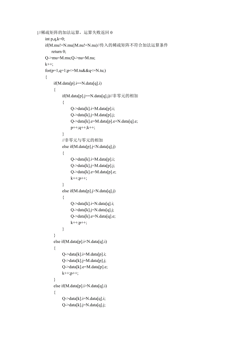 数据结构课程设计-稀疏矩阵运算器.docx_第3页