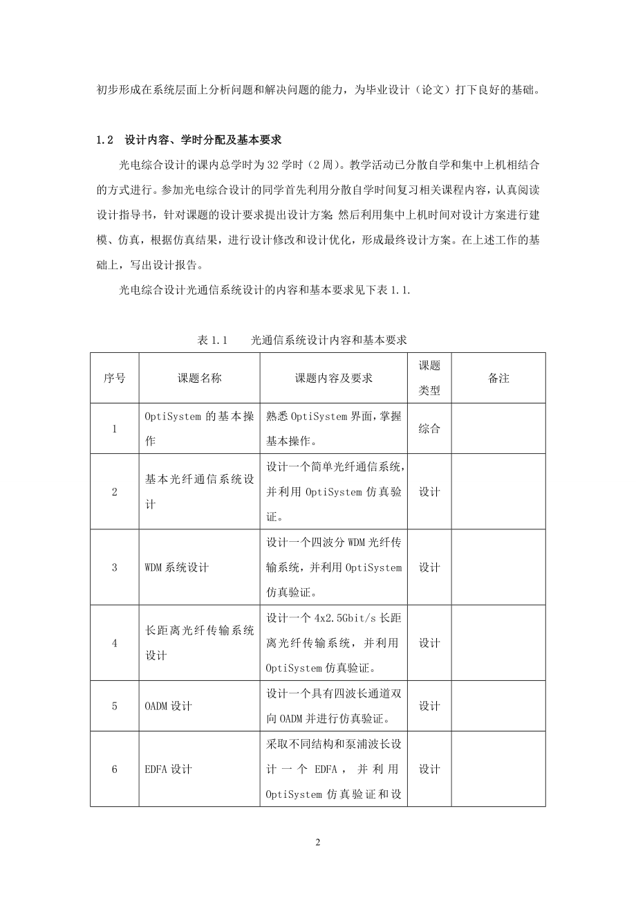 用OptiSystem设计八路内调制波分复用系统.doc_第2页