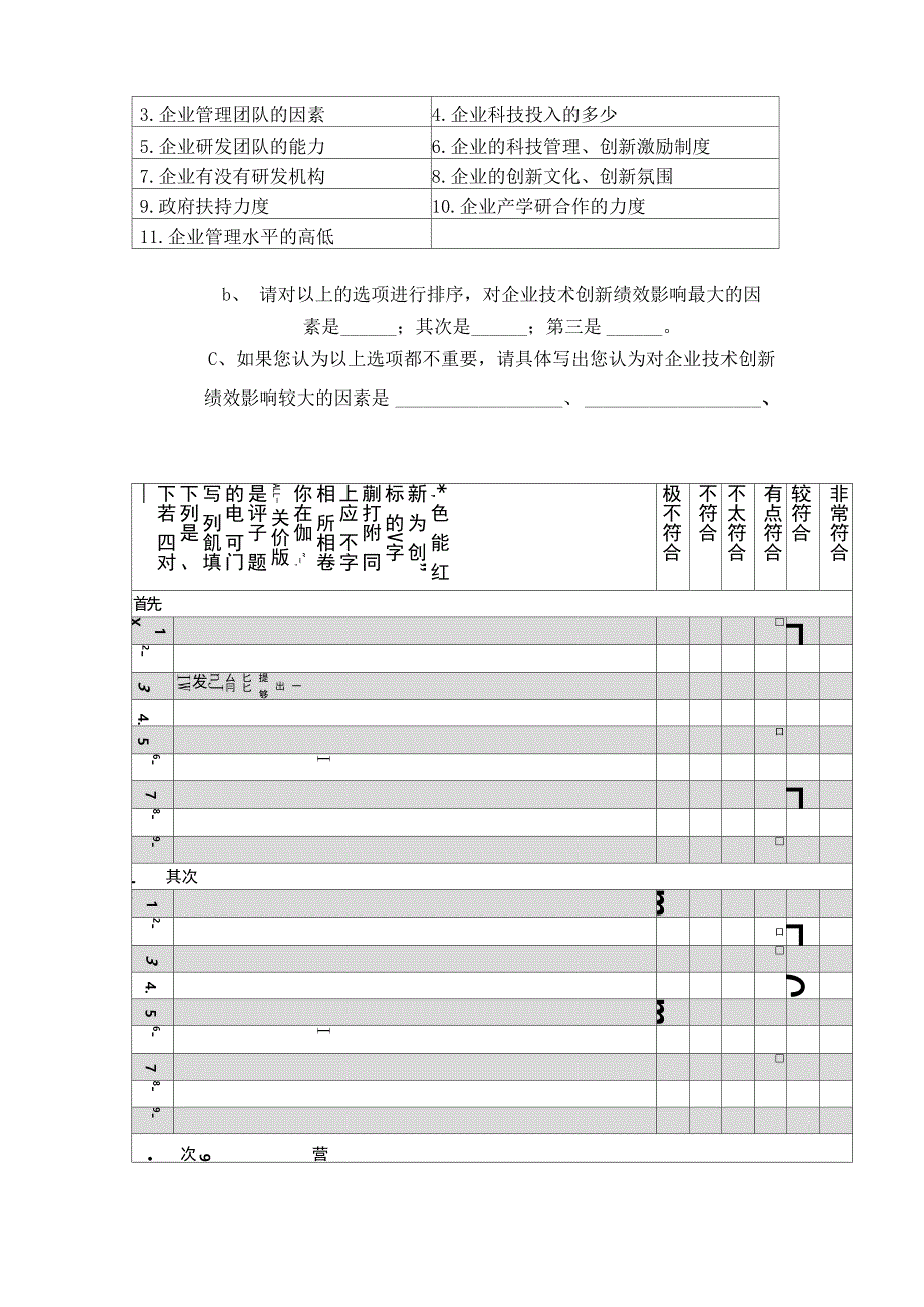 企业技术创新调查问卷_第4页