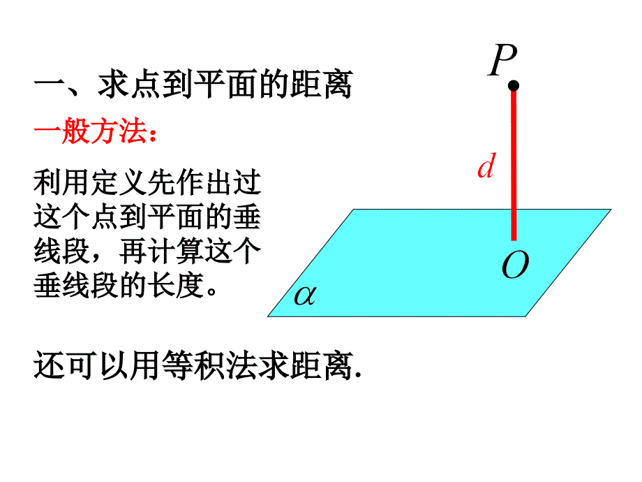 立体几何中的向量方法距离问题_第2页