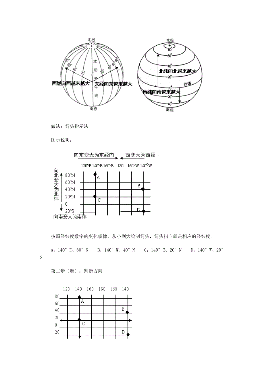 经纬网概念的题目答题技巧.doc_第2页