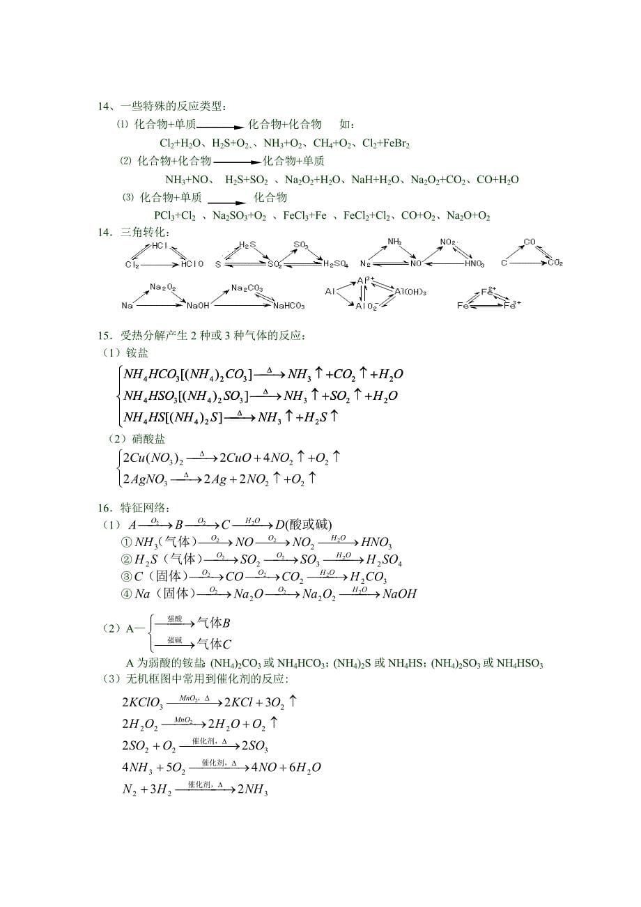 2013高考化学必考点、高频考点、解题技巧Word版_第5页