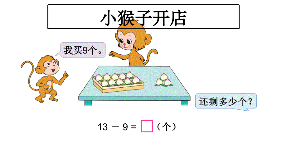 一年级数学下册课件1.1十几减9苏教版共13张PPT_第2页