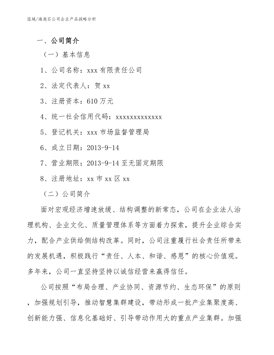 海泡石公司企业产品战略分析（参考）_第2页