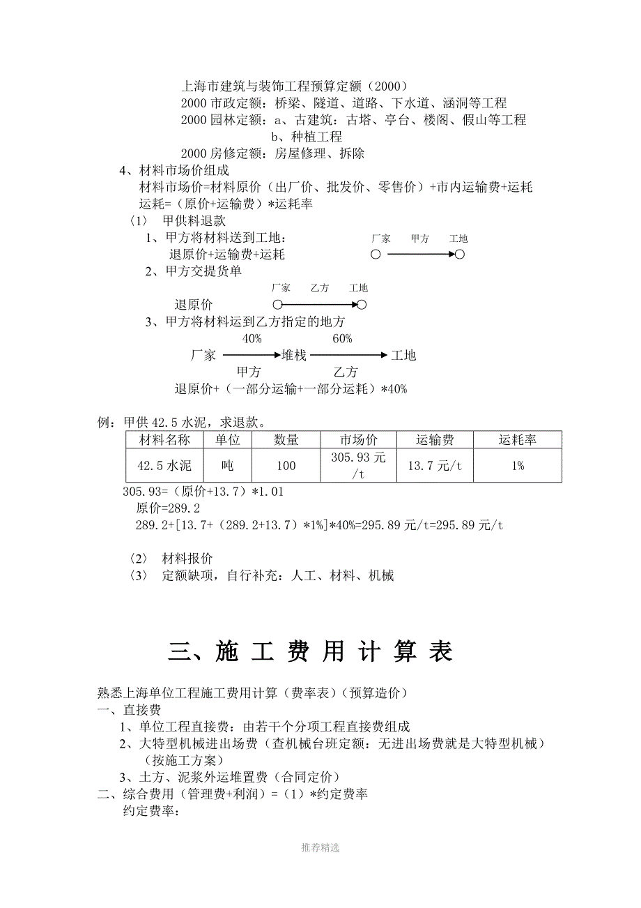 建筑工程预算(2000)(造价员考试资料)Word版_第3页