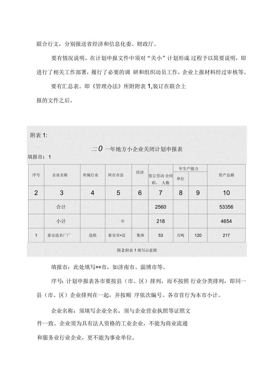 关闭小企业专项资金申报工作说明_第5页