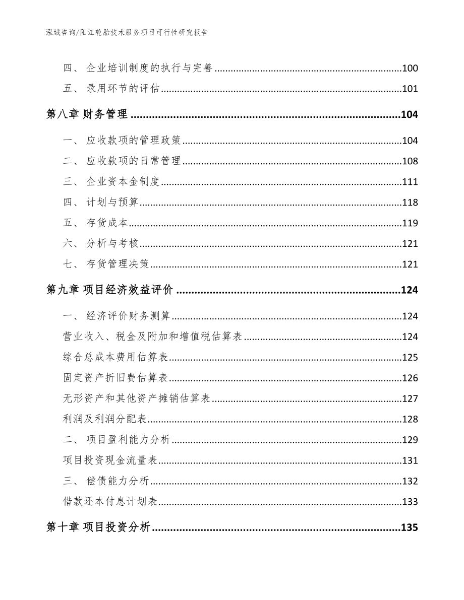 阳江轮胎技术服务项目可行性研究报告_第4页