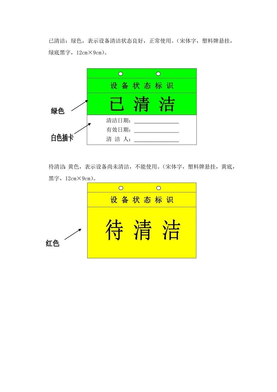 药品生产企业标识管理规程_第5页