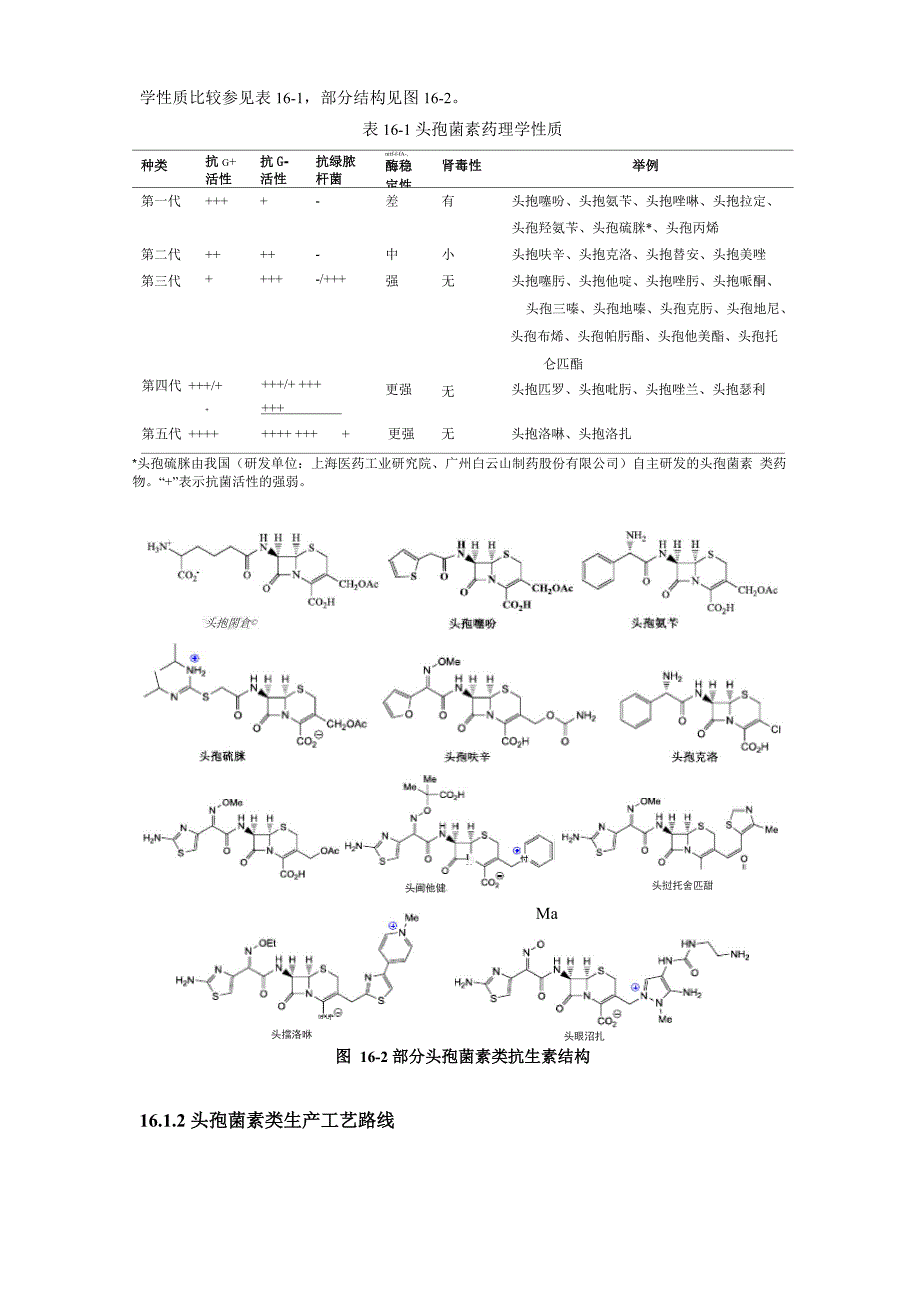 第16章 头孢菌素生产工艺_第4页