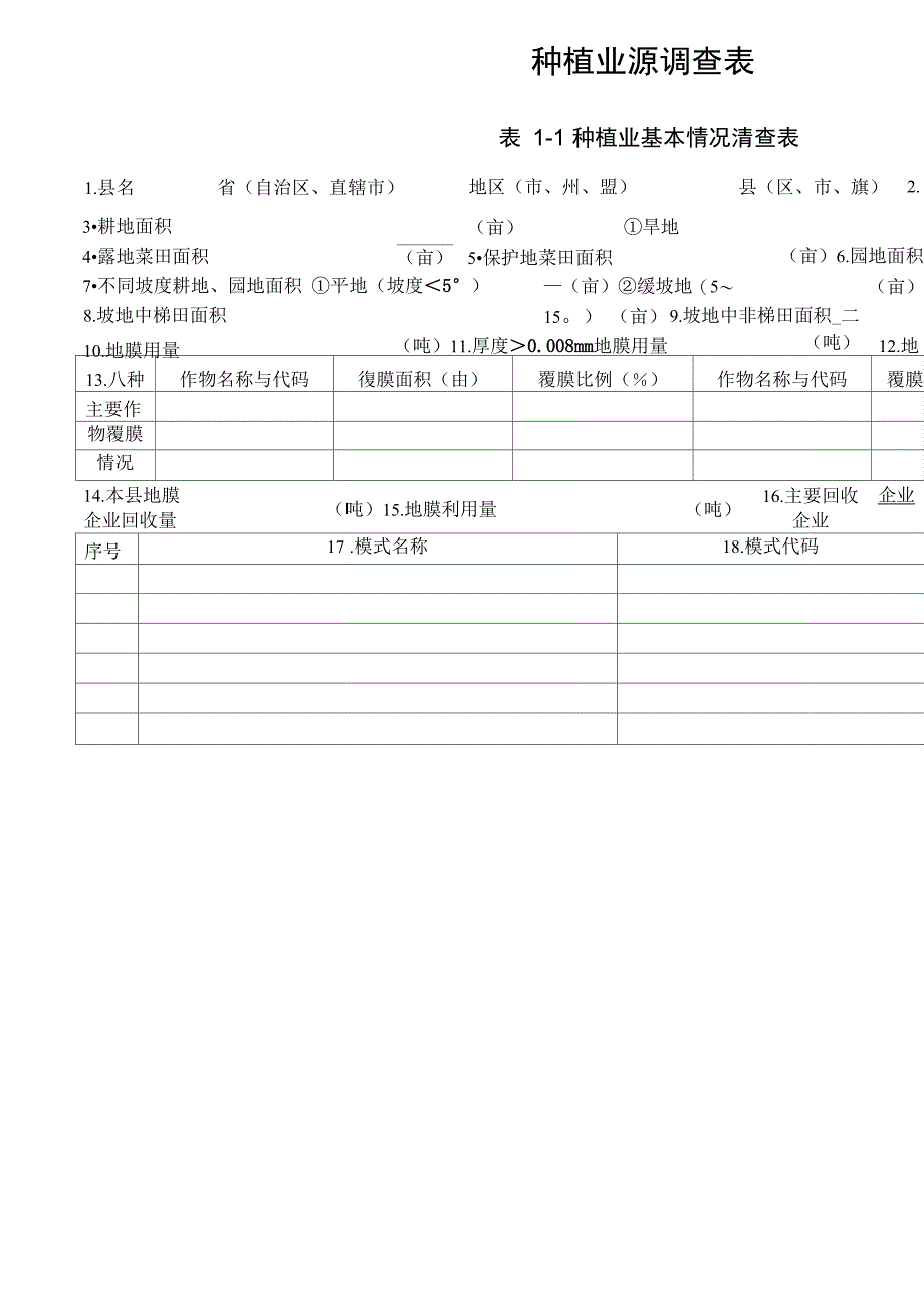 种植业源调查表_第1页