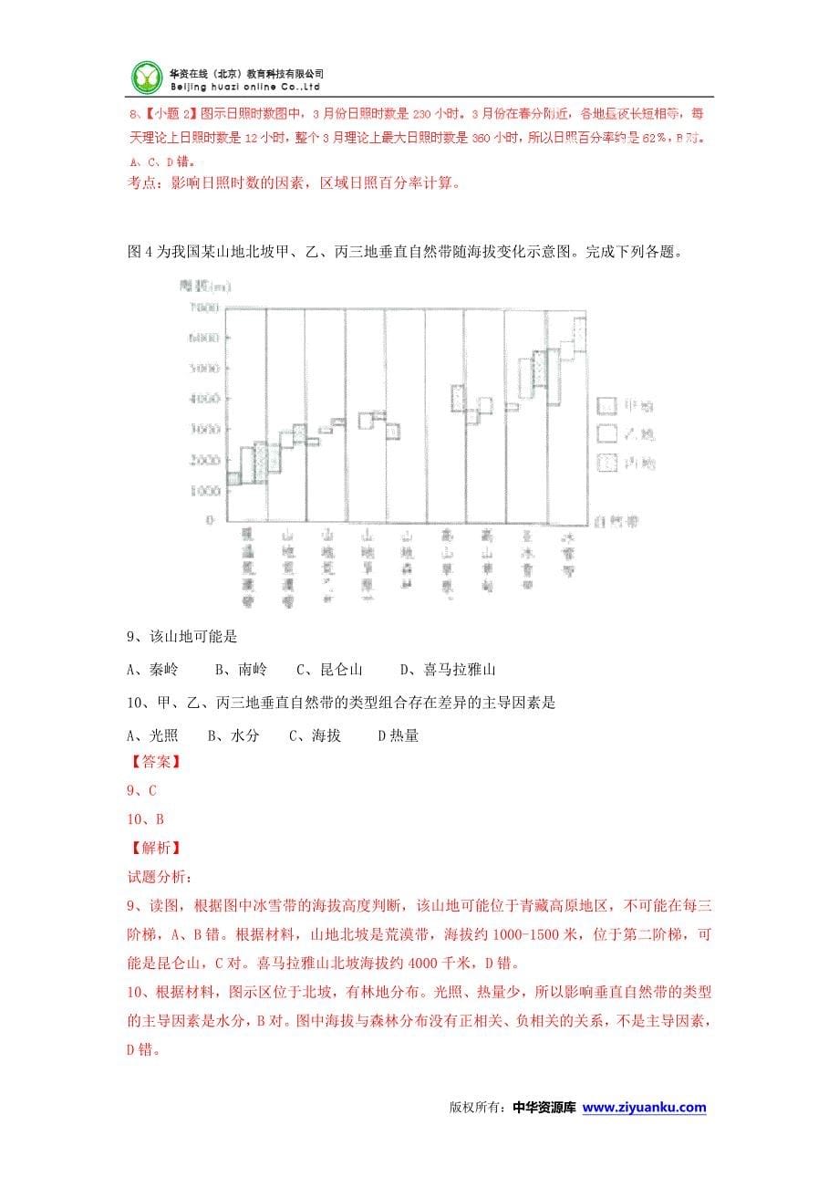 2015高考试题——文综(地理部分)(山东卷)解析版.doc_第5页