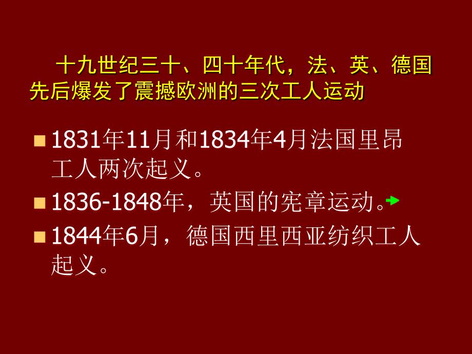 九年级历史国际工人运动与马克思主义的诞生_第2页