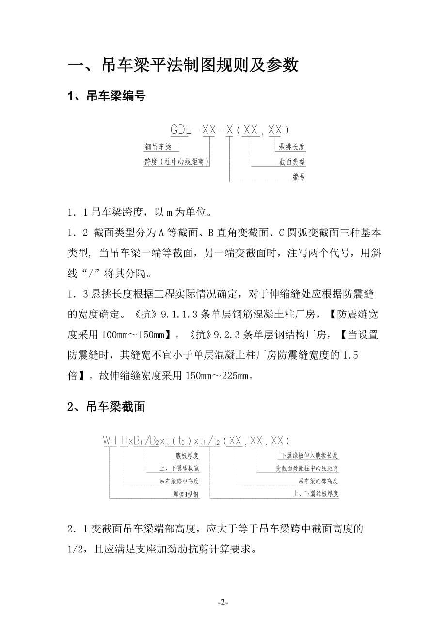 钢吊车梁平面表示法及参数_第5页