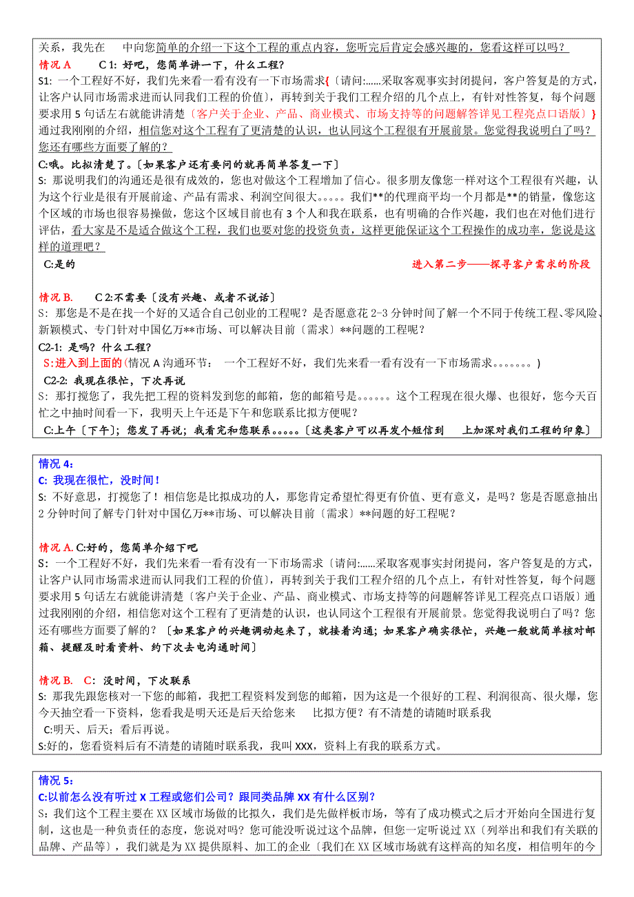 招商部沟通话术模板_第2页