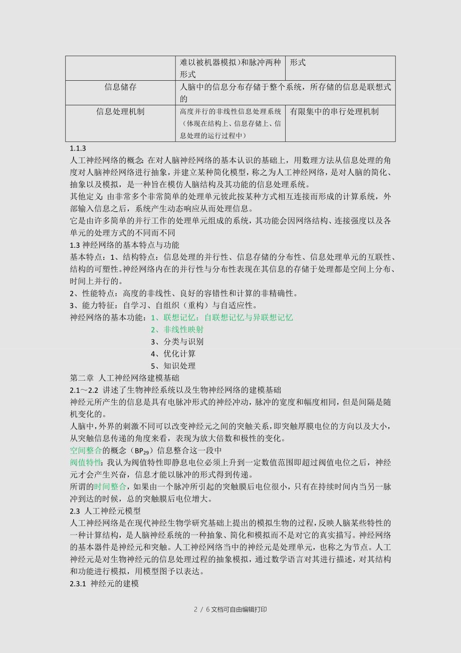 人工神经网络学习总结笔记_第2页