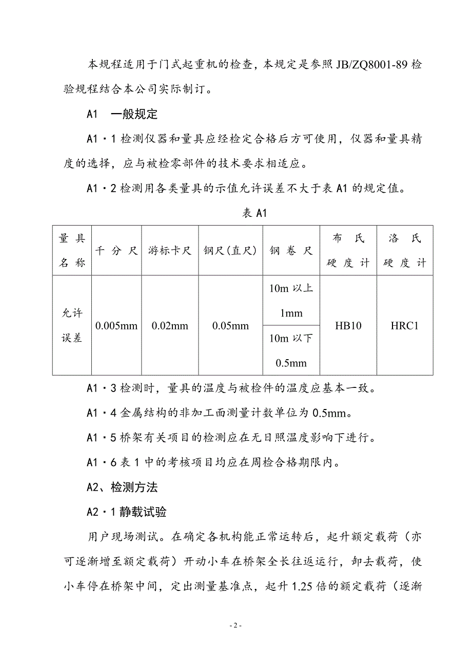 门式起重机检验规程_第2页