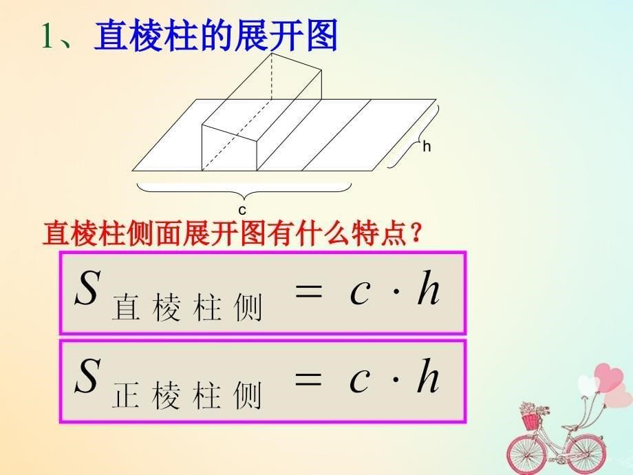 江苏省宿迁市高中数学第1章立体几何初步1.3.1空间几何体的表面积1课件苏教版必修2_第5页