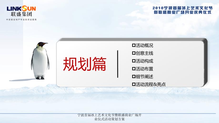 宁波首冰上艺术文化节暨联盛商业广场开业仪式活动策划方案_第4页