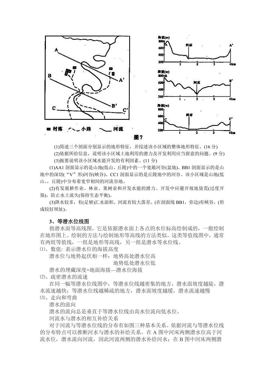 地理图像的判读和综合分析(DOC)_第5页