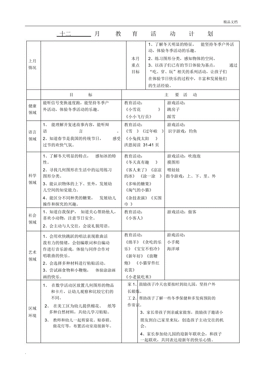 小班上学期月计划周计划_第4页