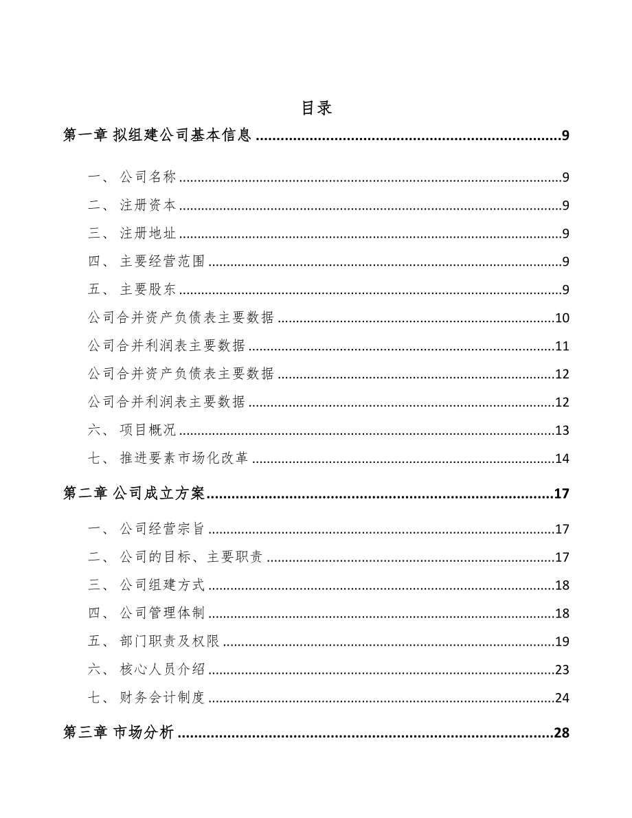 邵阳关于成立5G+智能采矿公司可行性研究报告(DOC 84页)_第3页