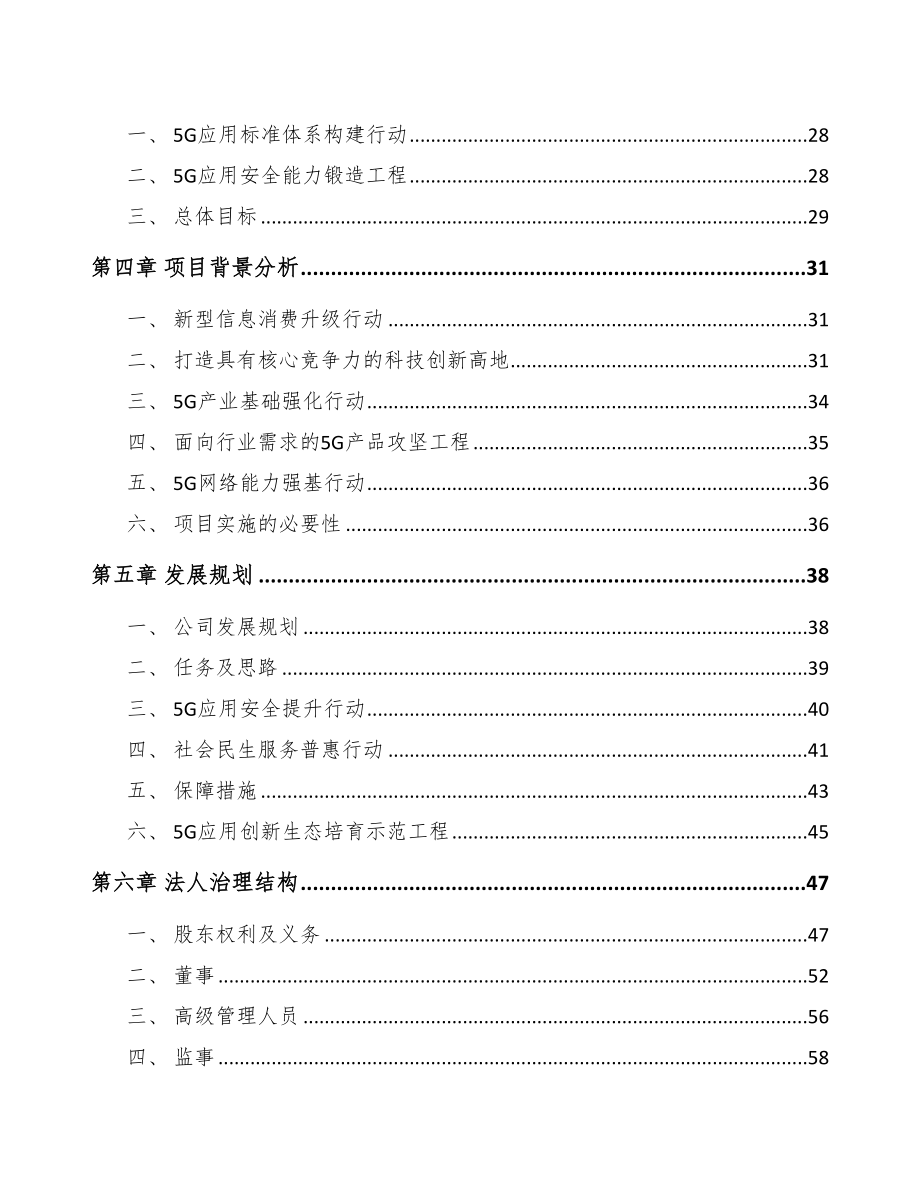 邵阳关于成立5G+智能采矿公司可行性研究报告(DOC 84页)_第4页