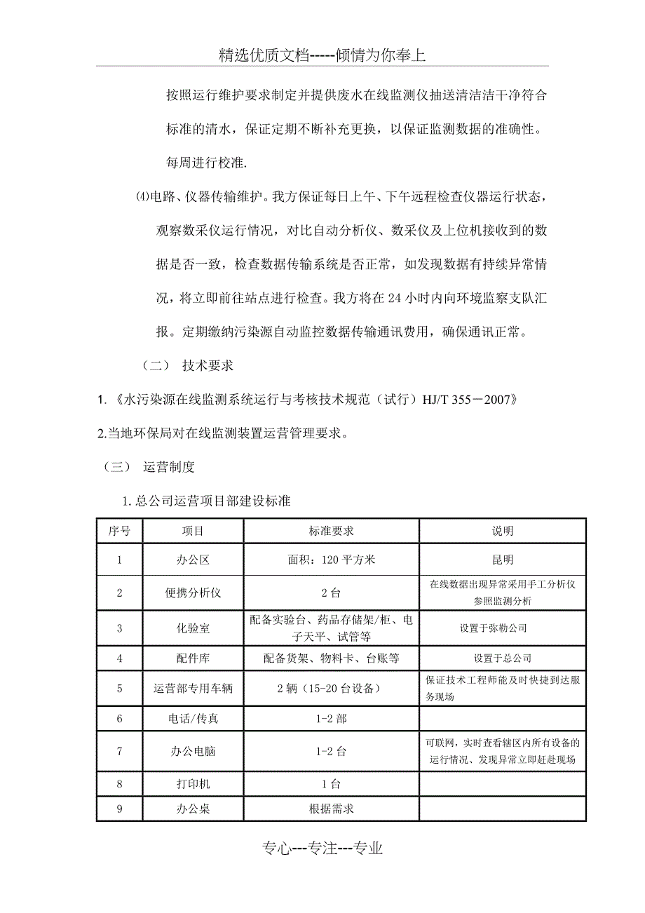 某污水处理厂运营维护方案(共21页)_第4页