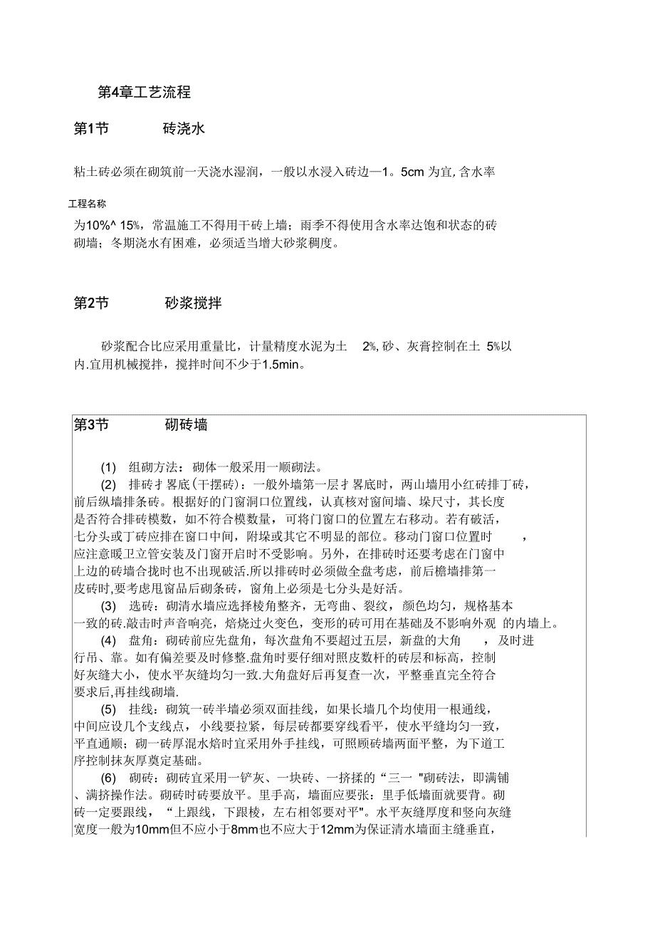 空心砖砌体工程施工工艺标(可编辑)_第2页