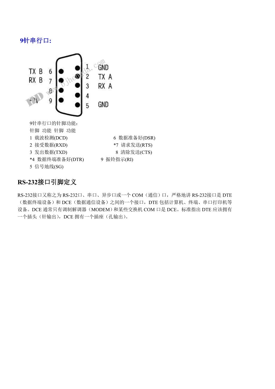 串并口引脚定义_有串口的25针_有并口的25针.doc_第4页