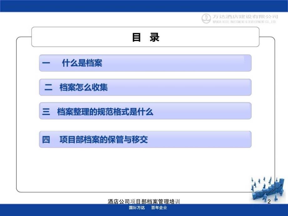 酒店公司项目部档案管理培训课件_第2页
