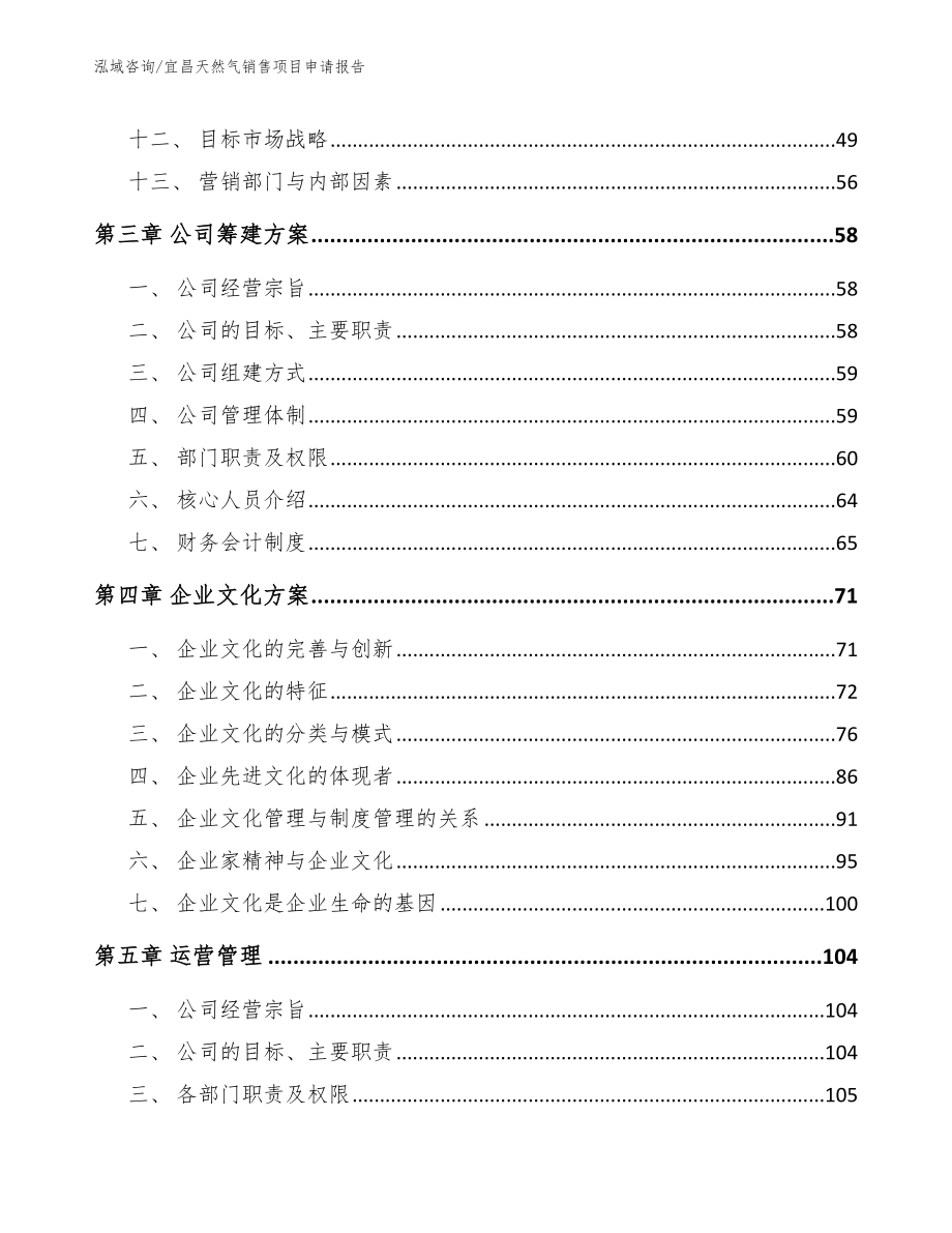 宜昌天然气销售项目申请报告_参考范文_第3页