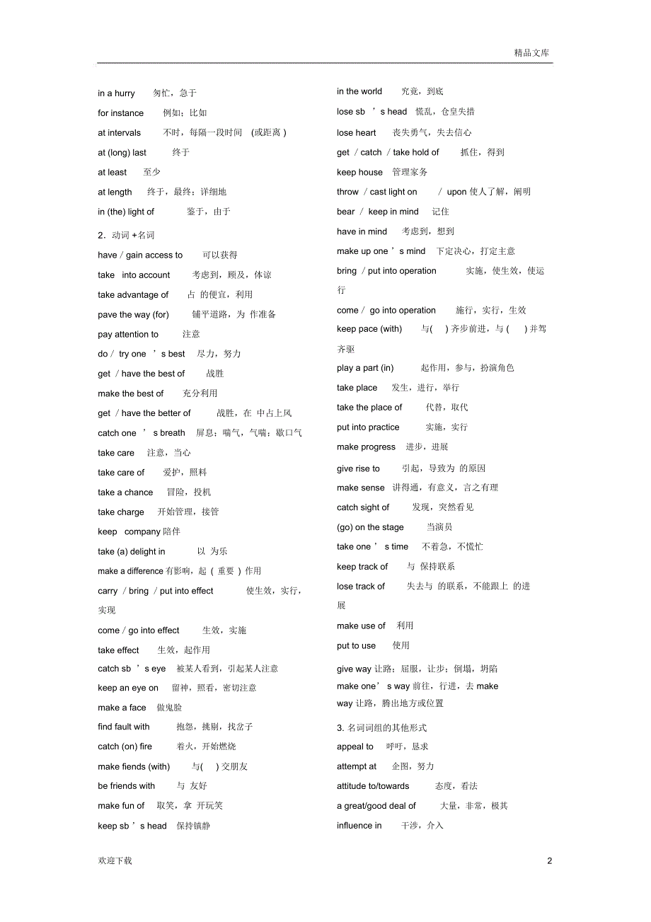 四六级高频词汇表_第2页