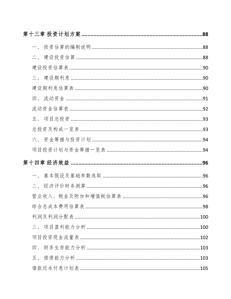 年产xxx吨分子筛项目投资决策报告(DOC 88页)_第5页