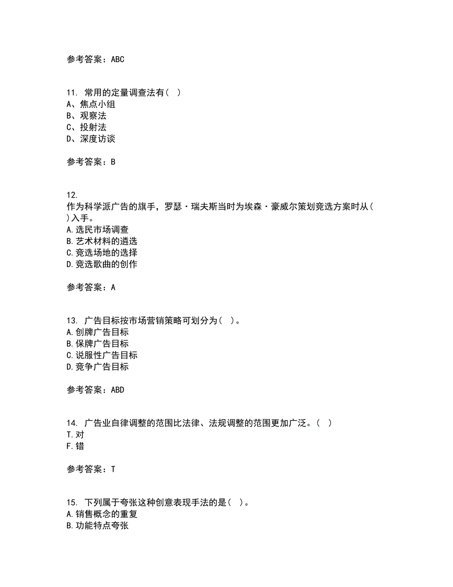 南开大学21秋《广告学原理》平时作业二参考答案62_第3页