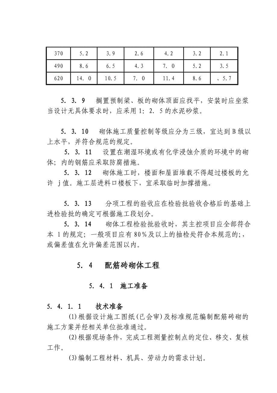 [训练]配筋砌体施工技术大全_第5页