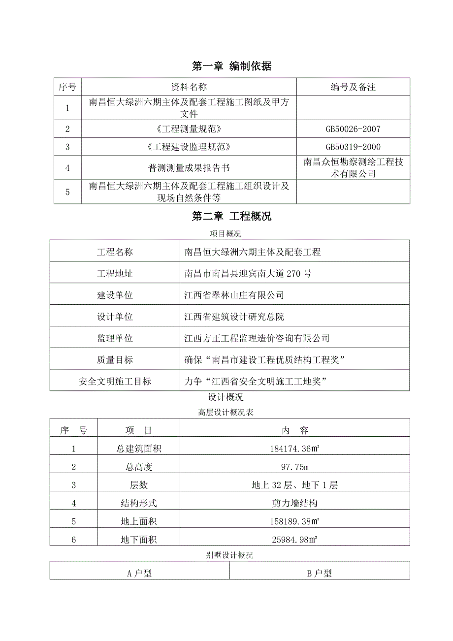 恒大绿洲六期测量施工方案_第4页