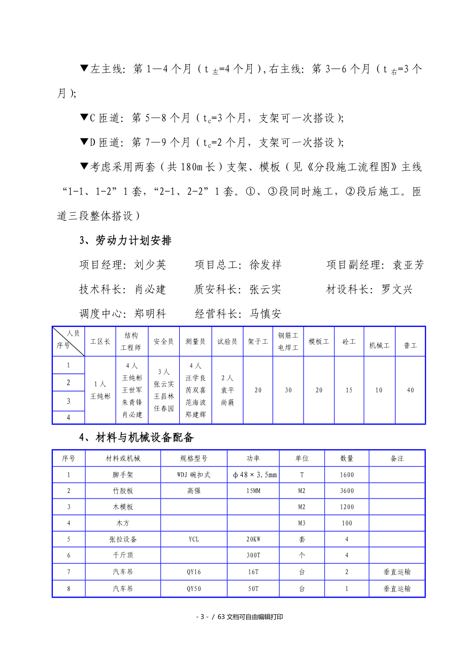 大跨径连续箱梁施工组织设计_第3页