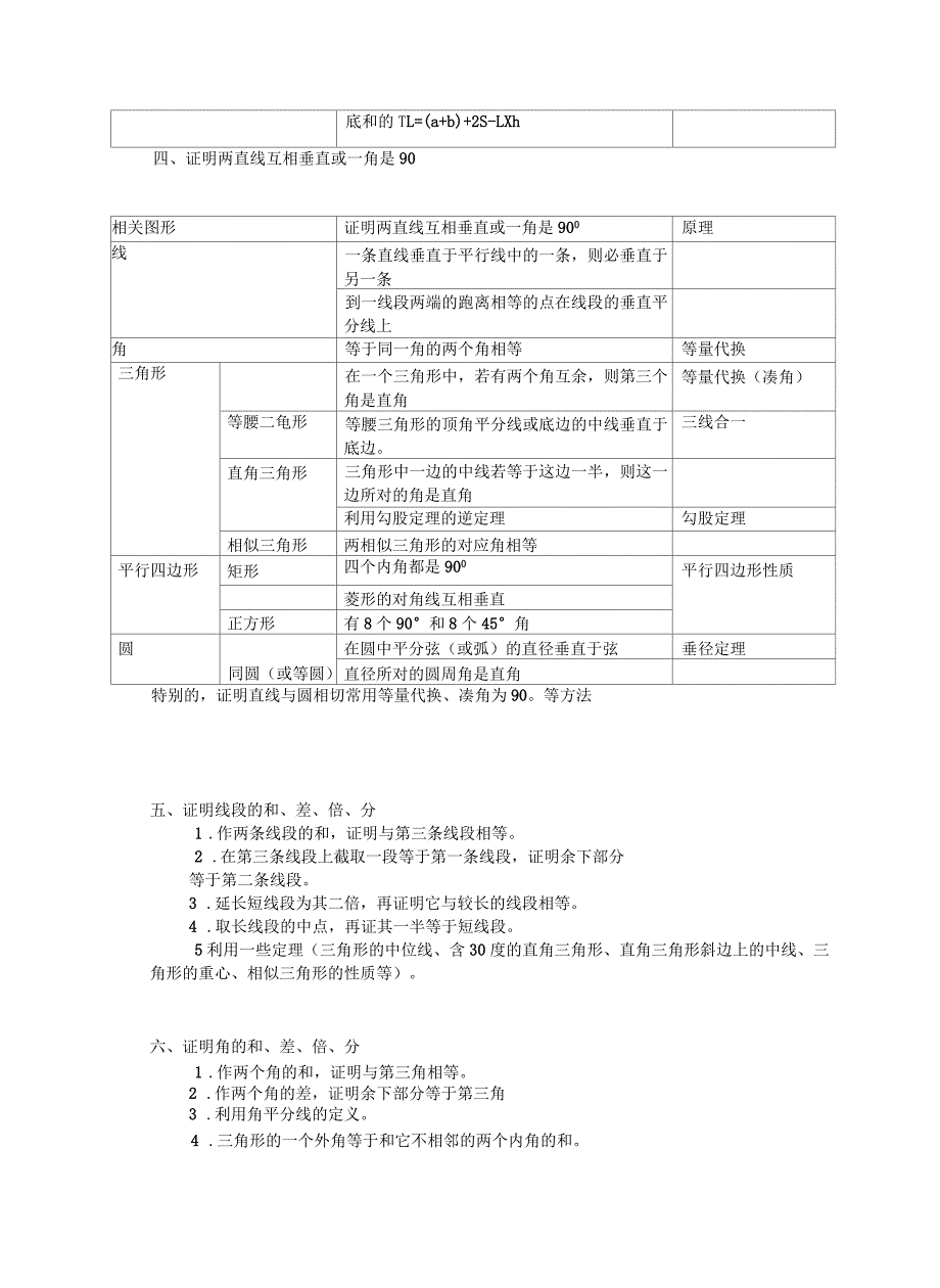 初中数学几何解题技巧_第4页