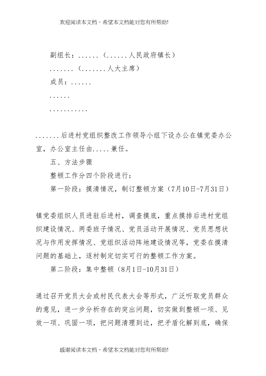 2022年后进村整改方案_第4页