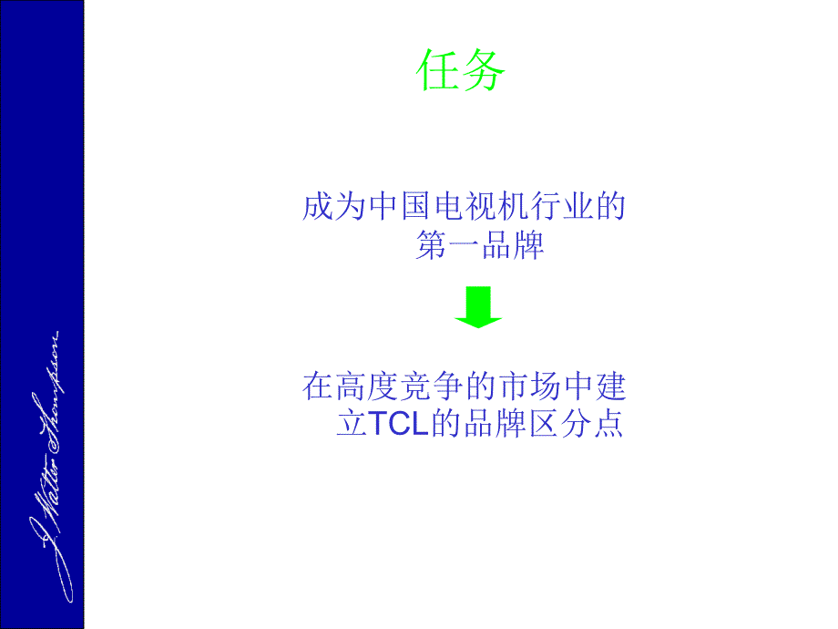 智威汤逊TCL王牌彩电品牌推广策略109页一般品牌推广分析模板课件_第2页